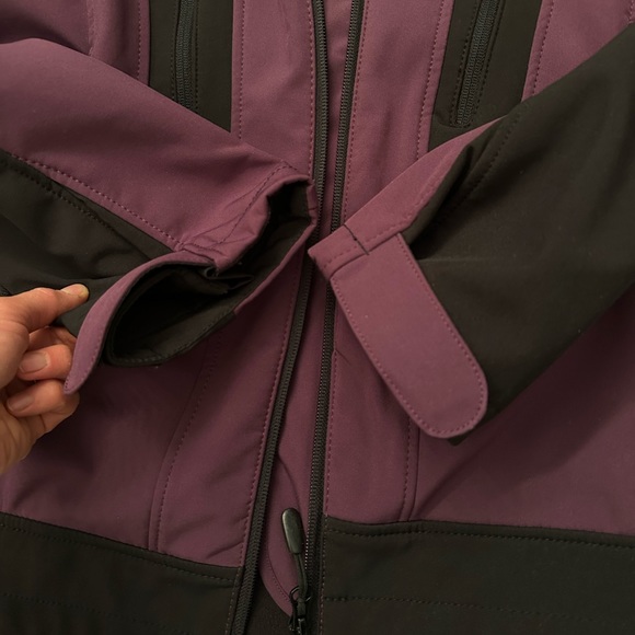 NOR WEAR Women’s Soft Shell Jacket Zipper Coat Hooded Small Fleece inside - Picture 10 of 10